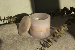 Luxe Pink Onyx Candle
